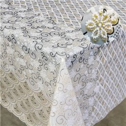 Клеенка 1,32*22м рулон LACE Ажур 147 Gold