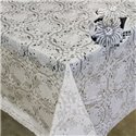 Клеенка 1,32*22м рулон LACE Ажур 040C Silver