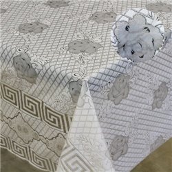 Клеенка 1,32*22м рулон LACE Ажур 144F Silver