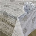 Клейонка 1,32*22м рулон LACE Ажур 144F Silver