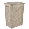 Корзина для белья 2131 01 Pearl 55л бежевый 415x350x550
