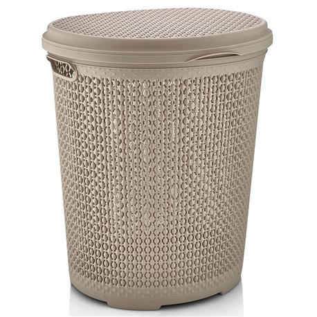 Корзина для белья 2131 02 Pearl 45л бежевый 435х340х490