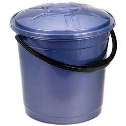 Відро 15л R кольорове з кришкою фіолетовий