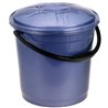 Відро 15л R кольорове з кришкою фіолетовий