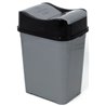 Ведро для мусора 4152 01 Pelicano 2,5л 15х11,5х20см металлик