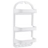 Полка OZER-B-013-7637 для ванной 3-яр прямая белый