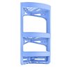 Полка OZER-B-009 для ванной 3-яр угловая голубой