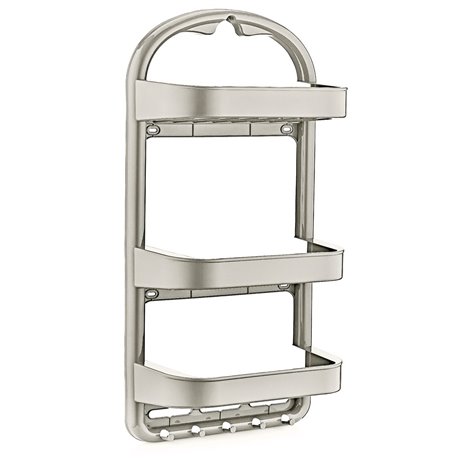 Полка OZER-B-013-7637 для ванной 3-яр прямая кремовый