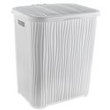 Корзина для белья OZER-L-037 WAVY 48л белый 