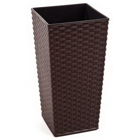 Вазон Фінезія підлоговий ротанг 190х190 572 мокко