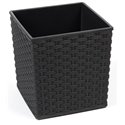 Вазон Юка ротанг 250х250  595-04 черный