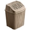 Ведро для мусора OZER-DL-006 WAVY 6,2л бежевый