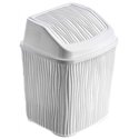 Відро для сміття OZER-DL-006 WAVY 6,2л білий