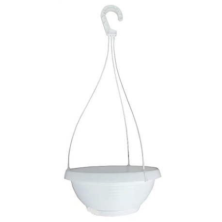 Вазон подвесной Лотос 240 белый