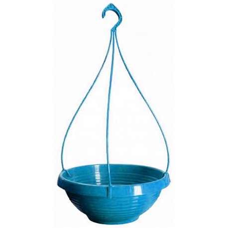 Вазон подвесной Лотос 240 голубой