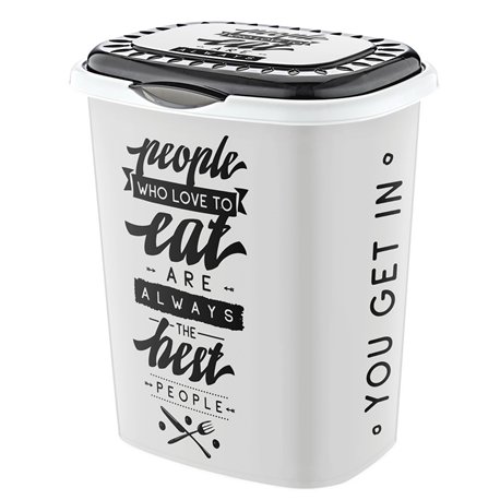 Корзина для белья OZER-D-0012-X137 с рисунком 41л People белый