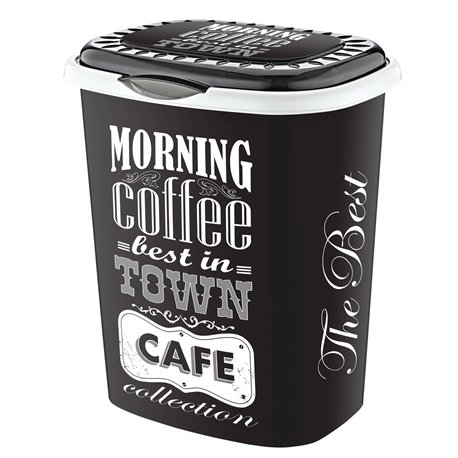 Корзина для белья OZER-D-0012-X138 с рисунком 41л черный кофе