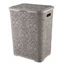 Корзина для белья 2130 01 Lace 60л серый 425х370х563