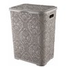 Корзина для белья 2130 01 Lace 60л серый 425х370х563