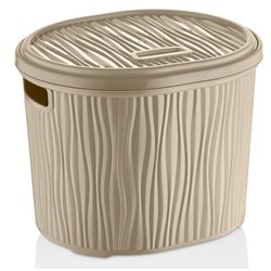 Кошик OZER-DL-012 WAWY 17л з кришкою бежевий