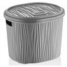 Кошик OZER-DL-012 WAWY 17л з кришкою сірий