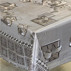 Клеенка 1,40*20м рулон золото-серебро 202G-S