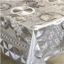 Клеенка 1,40*20м рулон золото-серебро 209S