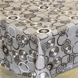 Клеенка 1,40*20м рулон золото-серебро 217G-S