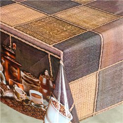 Клейонка 1,40*20м рулон ПВХ 3-х шарова на нетканій основі 8403A