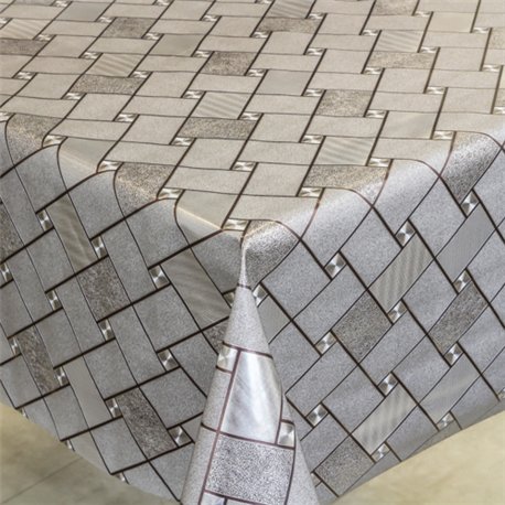 Клейонка 1,40*20м рулон золото-срібло 188G-S