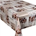Клейонка 1,40*20м рулон Dekorama 067A кремовий круасани