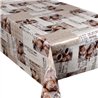 Клейонка 1,40*20м рулон Dekorama 067A кремовий круасани