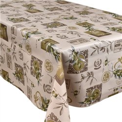 Клеенка Прованс 1,37*20м рулон на тканевой основе тефлон MA-4755