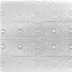 Клейонка м'яке скло 1,37*20м рулон Crystal рифлена MA-4979