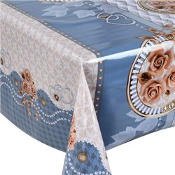 Клейонка Glossy 1,37*20м рулон 3-х шарова на тканинній основі MA-5290
