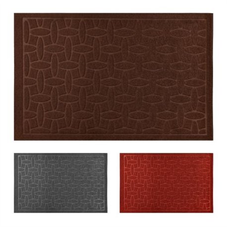 Коврик придверный R30666 однотонный 38х58см войлок