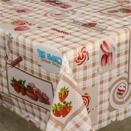 Клейонка 1,37*30м рулон силікон 82237B