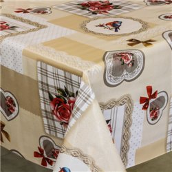 Клеенка 1,37*30м рулон силикон 82240A