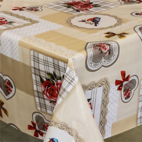 Клеенка 1,37*30м рулон силикон 82240A