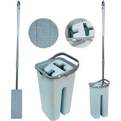 Відро для прибирання + швабра натирач ZP-305 з носиком в пакетованому поліетилені