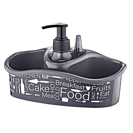 Дозатор набір для рідкого мила OZER-D-061-X138 з підставкою Food чорний