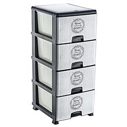 Комод OZER-K-012-X128 с рисунком 4-яр Home