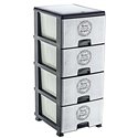 Комод OZER-K-012-X128 с рисунком 4-яр Home