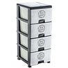 Комод OZER-K-012-X128 с рисунком 4-яр Home