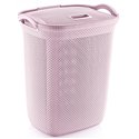 Корзина для белья OZER-N-008 Honeycomb 63л пудра
