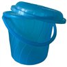 Ведро 13л Oleksplast 71198 прозрачное с крышкой