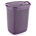 Корзина для білизни OZER-N-008 Honeycomb 63л баклажан MAROON