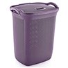 Корзина для білизни OZER-N-008 Honeycomb 63л баклажан MAROON
