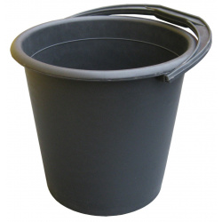 Ведро 10л Пагро 2-й сорт черное