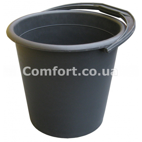 Ведро 10л Пагро 2-й сорт черное